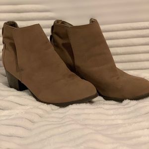Dusty Brown Ankle Boots